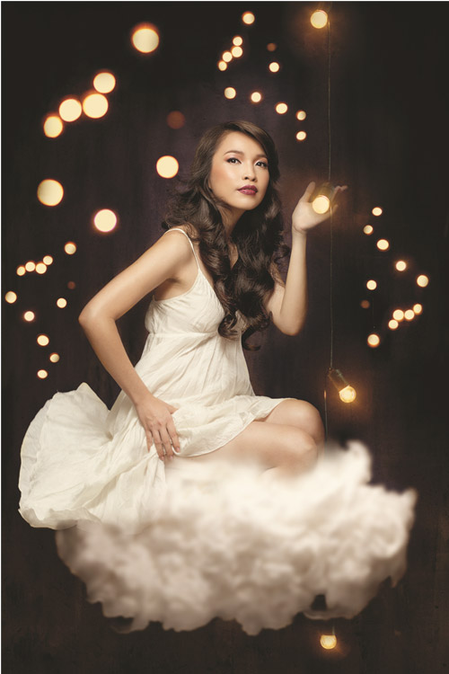 Hiền Thục lung linh với hình ảnh thiên sứ